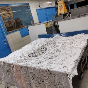 lace & embroidered  tablecloth